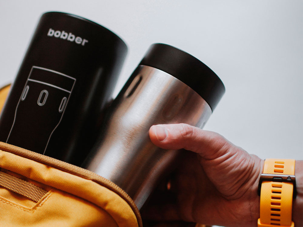 Термос питьевой, вакуумный, бытовой, тм "bobber". Объем 0,35 литра. Артикул Tumbler-350 Matte-6