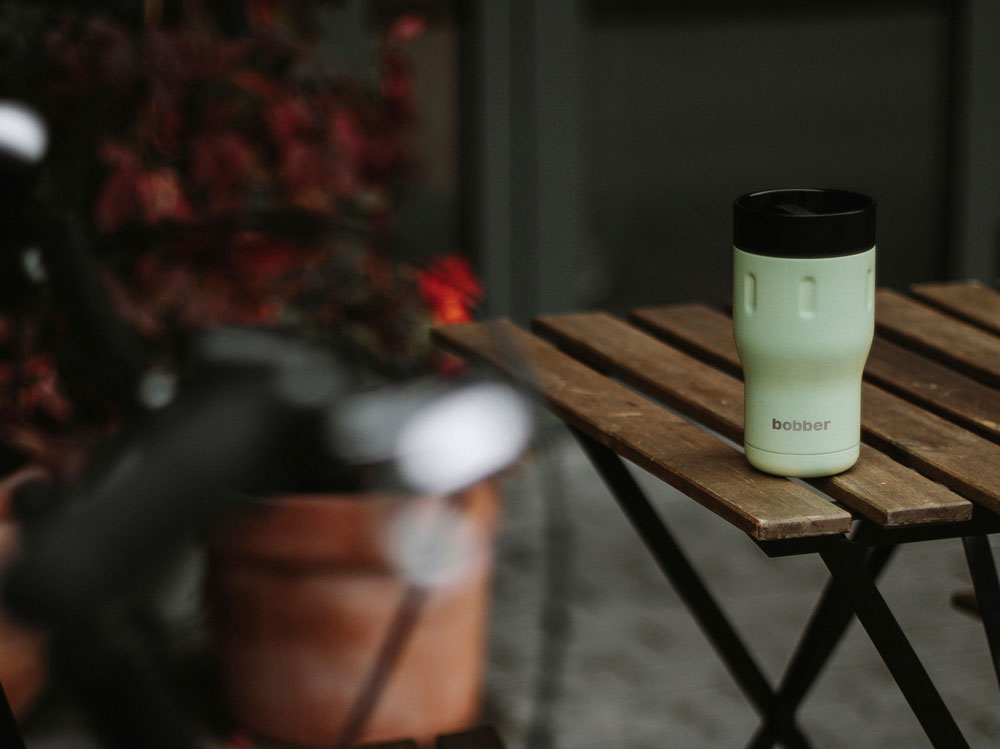 Термос питьевой, вакуумный, бытовой, тм "bobber". Объем 0,35 литра. Артикул Tumbler-350 Mint Cooler-7