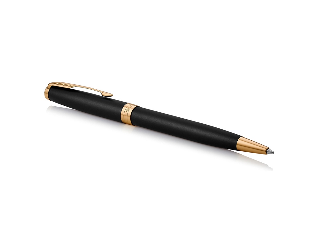 Ручка шариковая «Parker Sonnet Core Matte Black GT», черный/золотистый-1