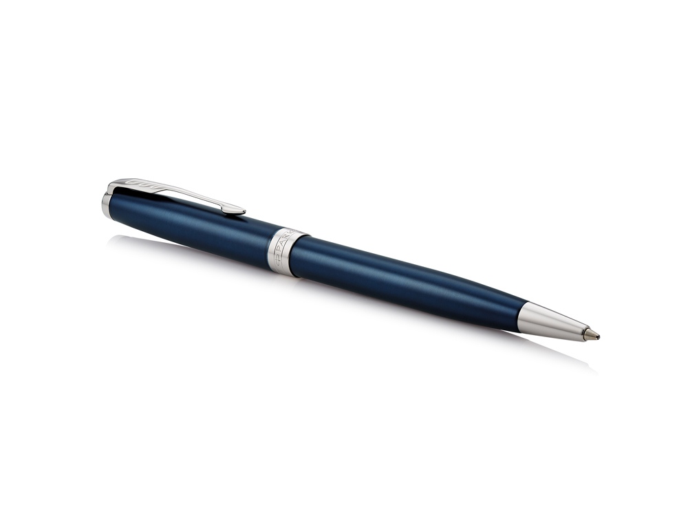 Ручка шариковая «Parker Sonnet Core Subtle Blue CT», синий/серебристый-1