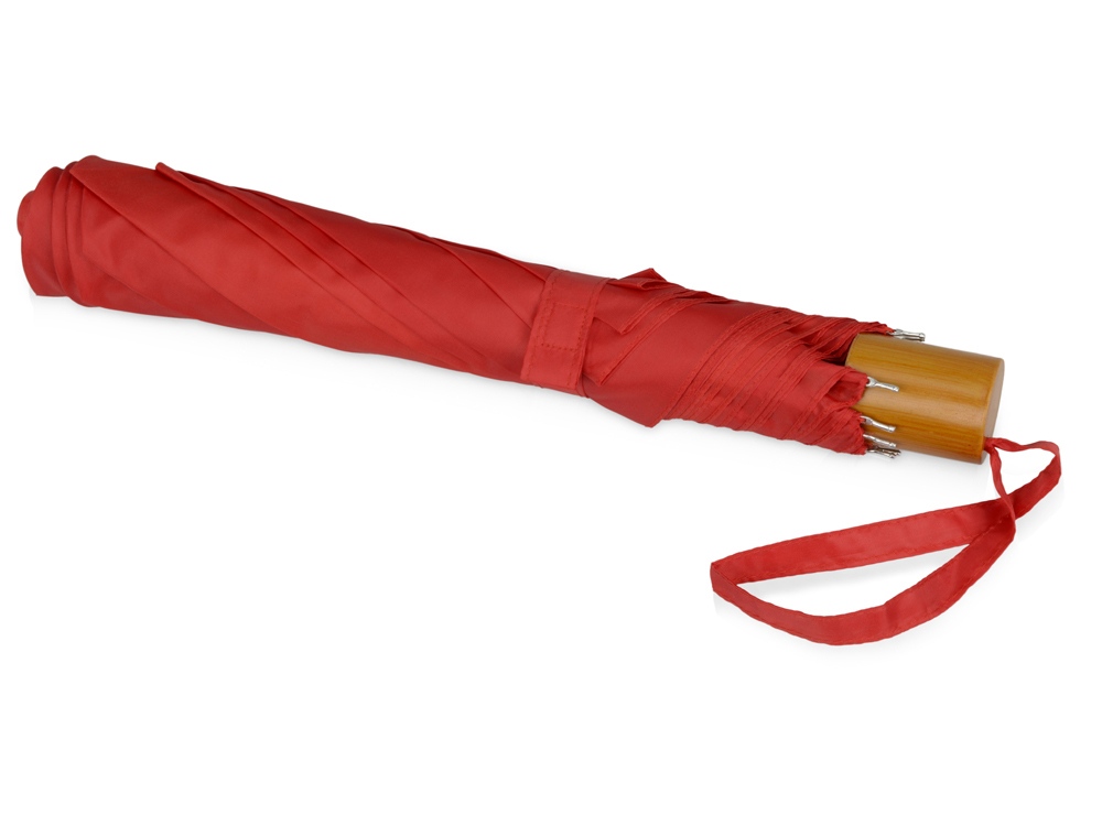 Зонт Oho двухсекционный 20", красный-2