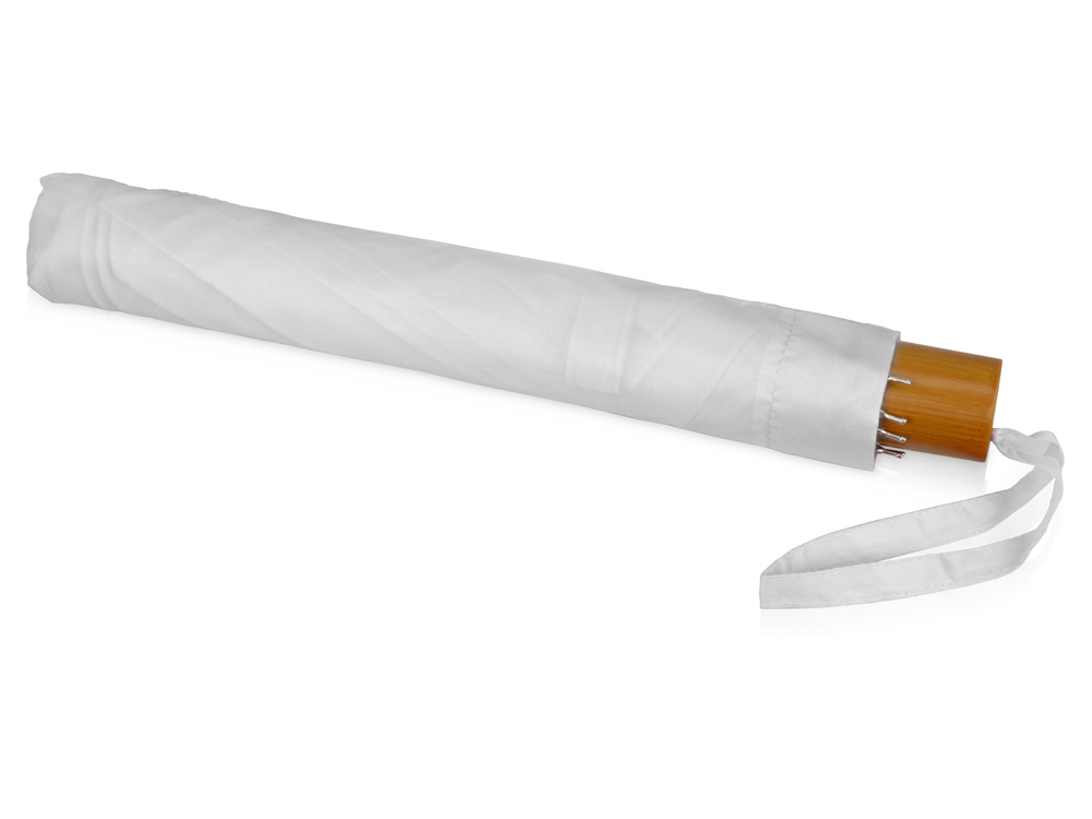 Зонт Oho двухсекционный 20", белый-3