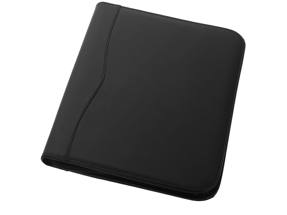 Папка A4 "Ebony" на молнии, черный-2