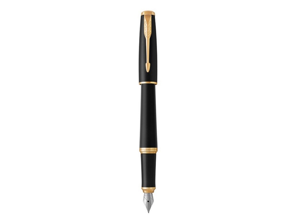 Подарочный набор из 2-х ручек Parker URBAN Muted black GT перьевая и шариковая ручки-4