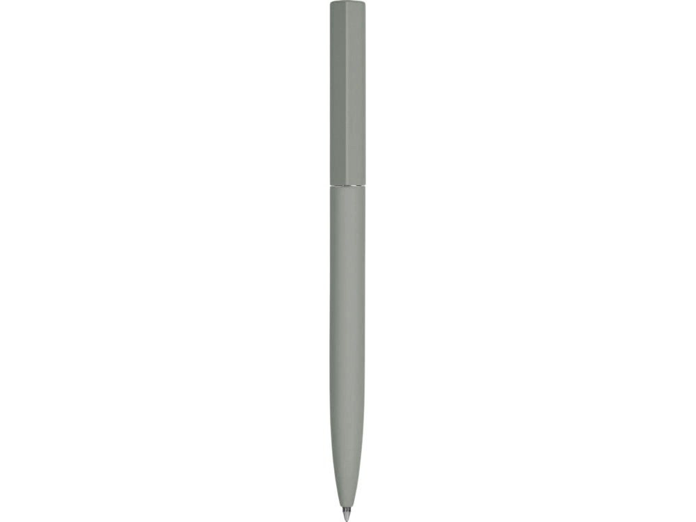 Шариковая металлическая ручка "Minimalist" софт-тач, серый-1