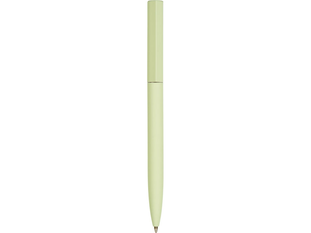 Шариковая металлическая ручка "Minimalist" софт-тач, оливковый-1