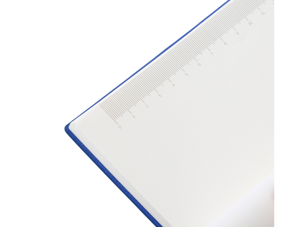Набор блокнот в гибкой обложке А5 и металлическая шариковая ручка "Nabokov", синий-7