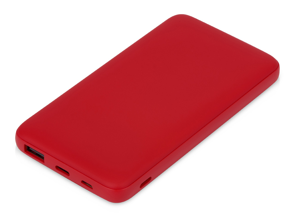 Подарочный набор с бутылкой для воды и повербанком С2, 10000 mAh, красный-3