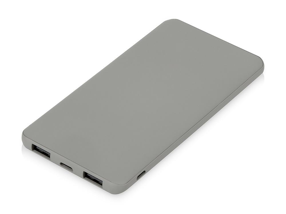 Подарочный набор с термобутылкой и повербанком С1, 5000 mAh, серый-3