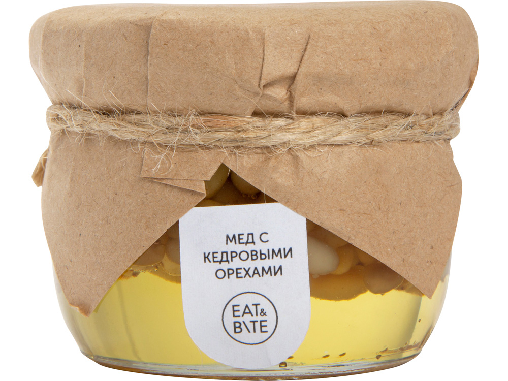 Сувенирный набор "Мед с кедровыми орешками" 120 гр-2
