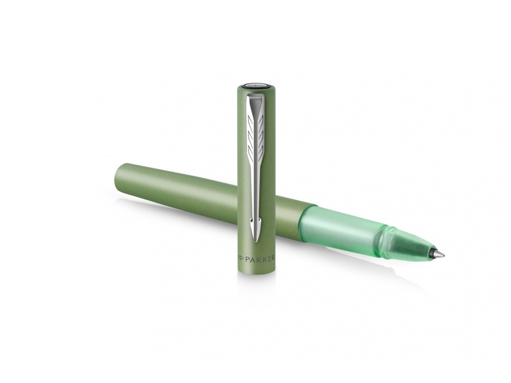 Ручка-роллер Parker Vector XL Green CT, цвет чернил black, стержень: F, в подарочной упаковке.-3