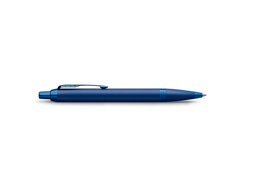 Шариковая ручка Parker IM Monochrome Blue, стержень:M, цвет чернил: blue, в подарочной упаковке.-2