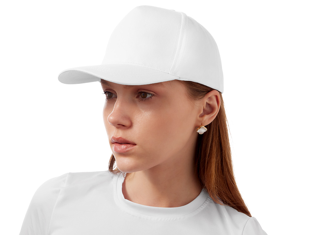 Бейсболка "Мемфис 230" 5-панельная, белый-3