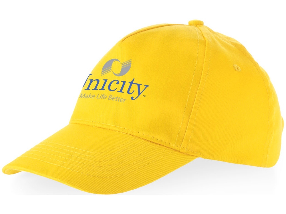 Бейсболка "Мемфис 230" 5-панельная, yellow-9