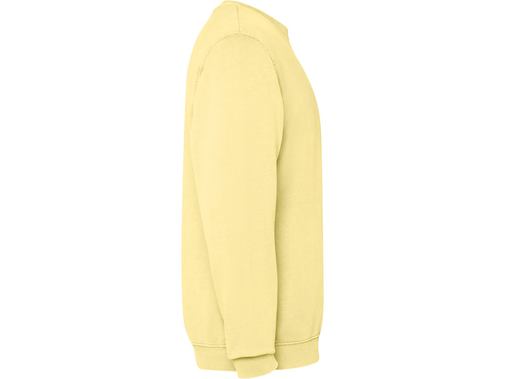 Свитшот «Jaya» унисекс, солнечно-желтый выстиранный WASHED-3