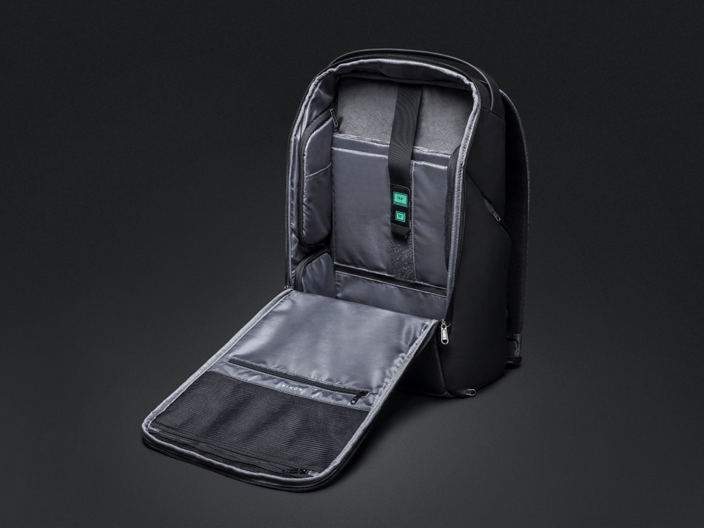 Антикражный рюкзак FlexPackPro для ноутбука 15.6", серый/черный-6