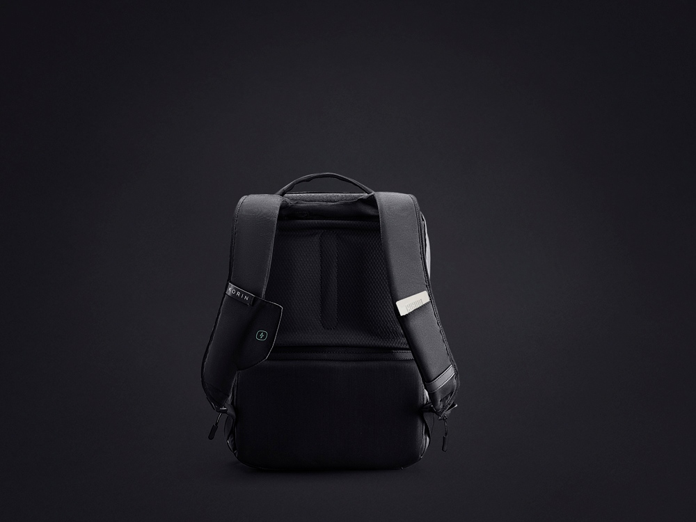 Водостойкий антикражный рюкзак Clickpack для ноутбука 15.6", черный-10
