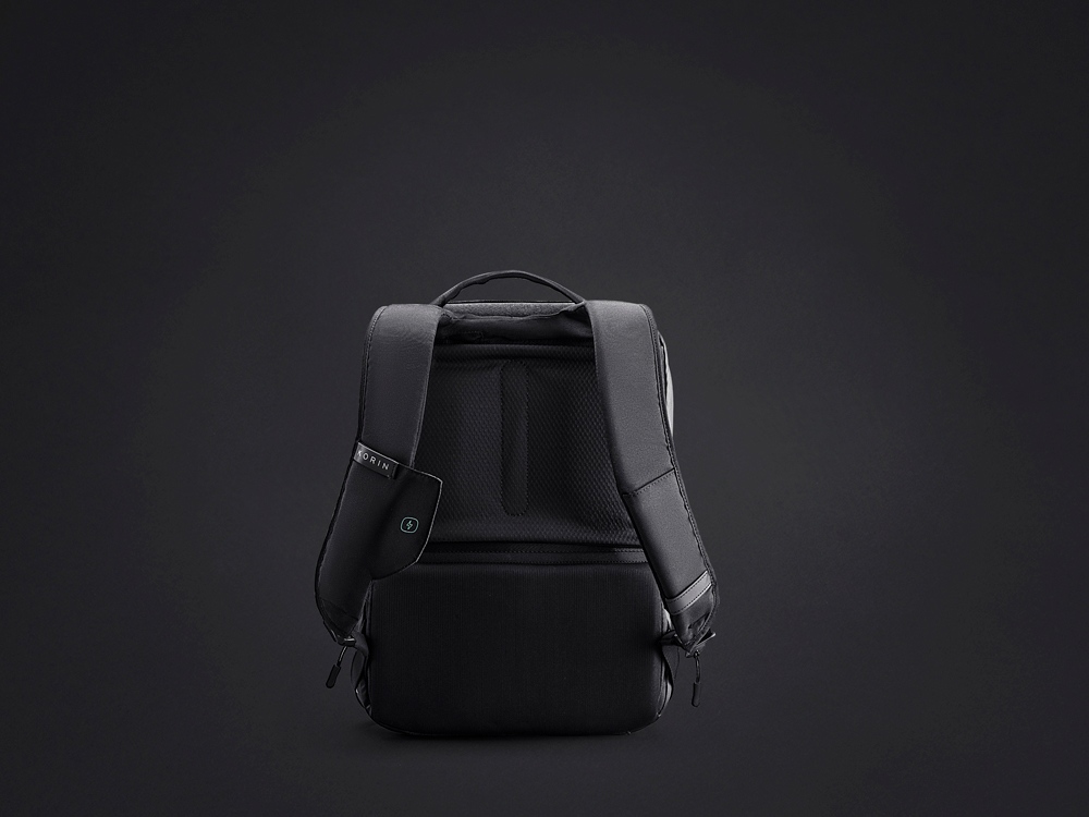 Водостойкий антикражный рюкзак Clickpack для ноутбука 15.6", черный-20