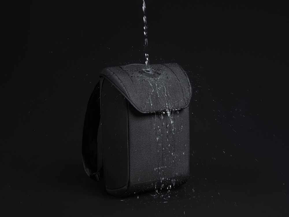 Водостойкий антикражный рюкзак Clickpack для ноутбука 15.6", черный-21