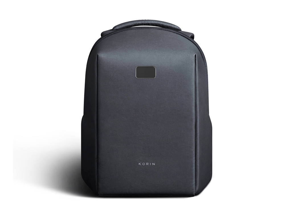 Водостойкий антикражный рюкзак Hipack для ноутбука 15.6", черный-1