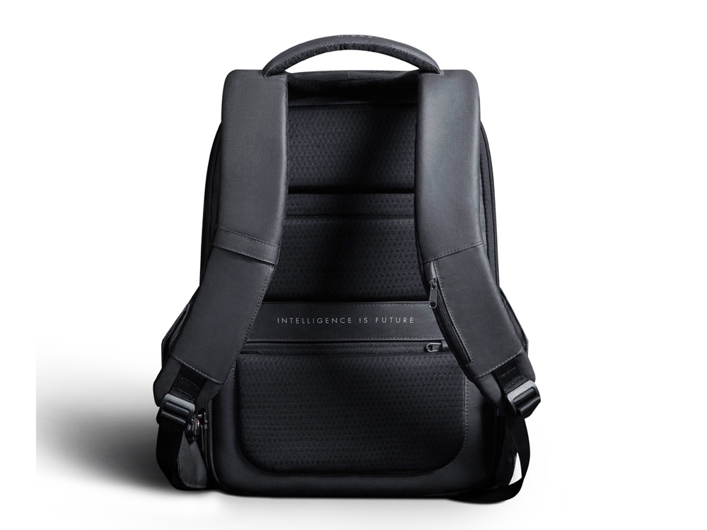 Водостойкий антикражный рюкзак Hipack для ноутбука 15.6", черный-4