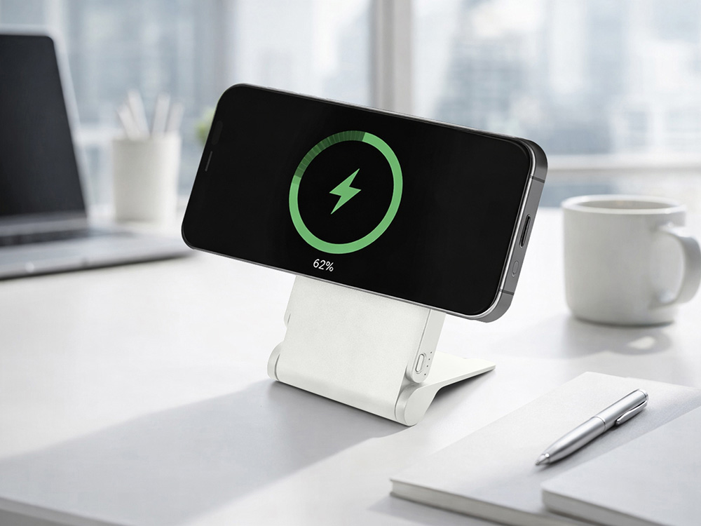 Внешний магнитный аккумулятор "MagnIQ", белый, 5000 mAh-1
