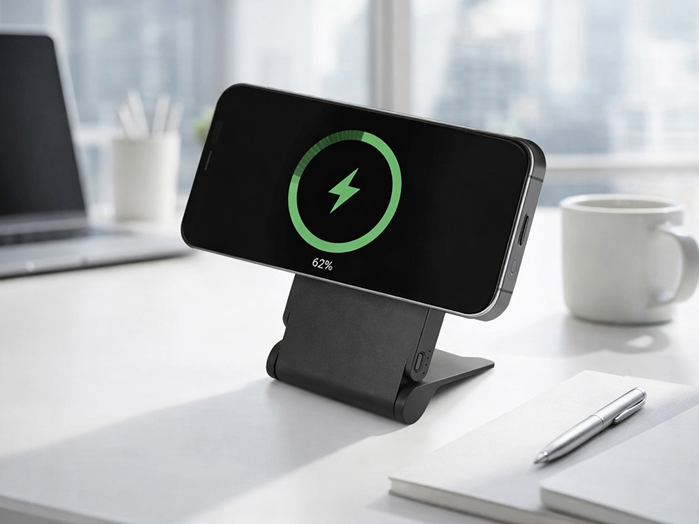 Внешний магнитный аккумулятор "MagnIQ", черный, 5000 mAh-1