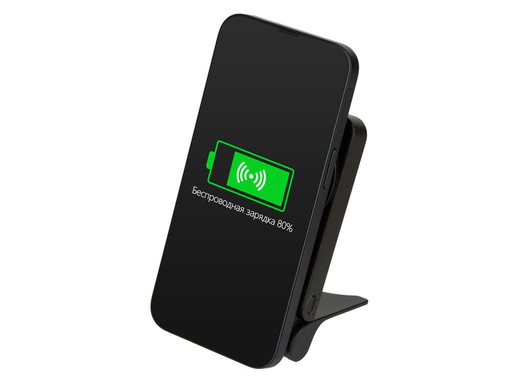 Внешний магнитный аккумулятор "MagnIQ", черный, 5000 mAh-2