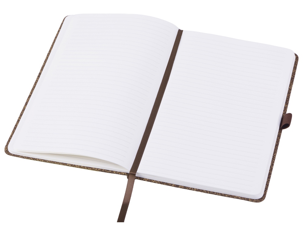 Блокнот из кофейных зерен А5 "Coffee notes", твердая обложка, 80 листов 70 гр/м2 белой бумаги, кофейный-4