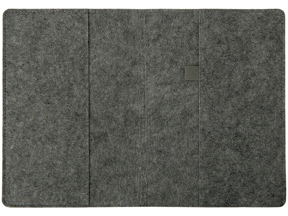 Двустороннее портфолио из рпет-фетра и искусственной кожи "Felt", серый-10
