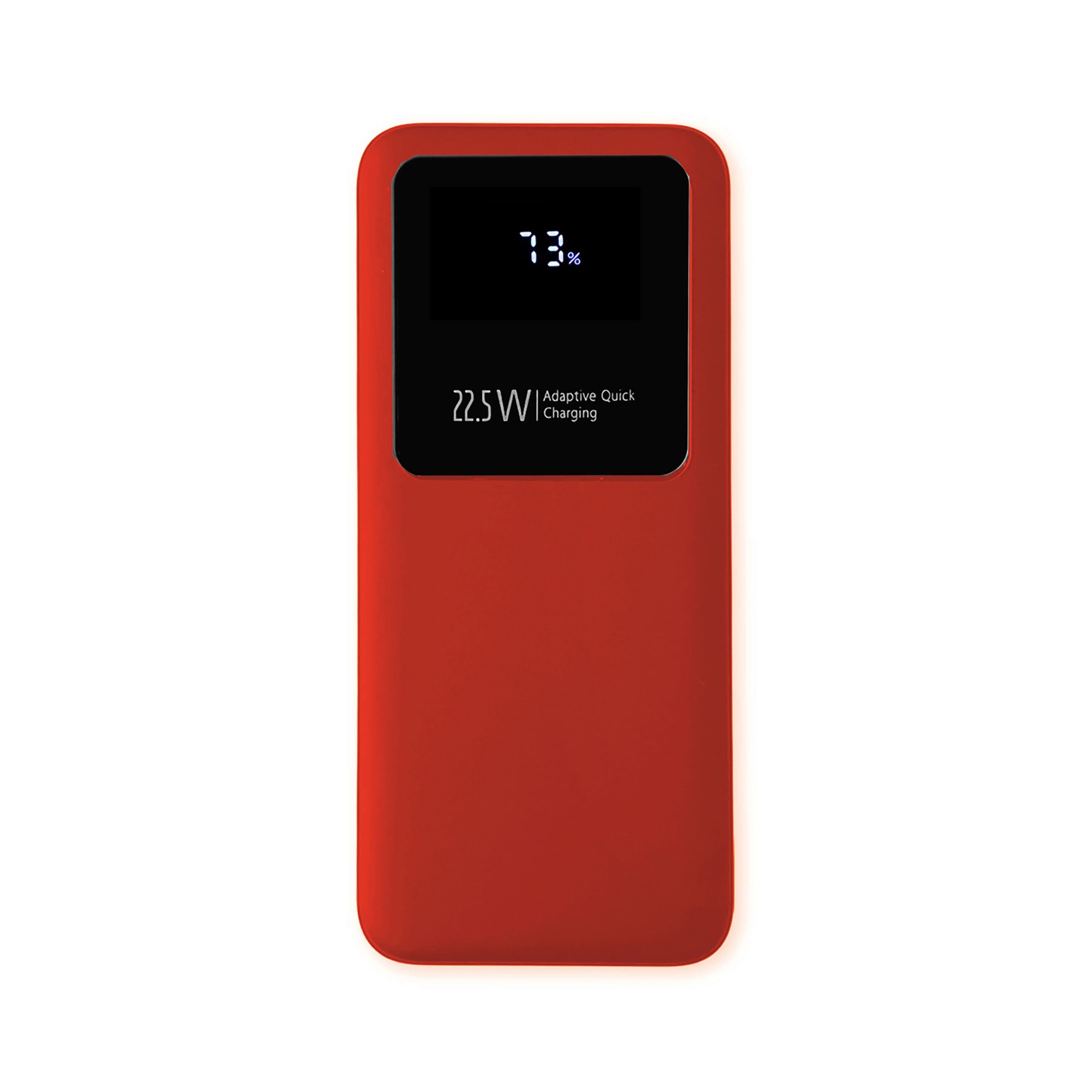 Внешний аккумулятор Kris soft touch, 10000mAh (Красный)-1
