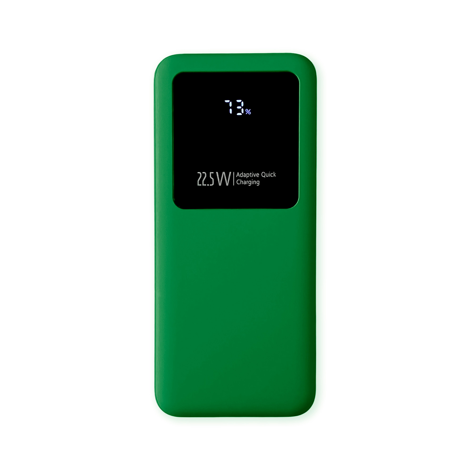 Внешний аккумулятор Kris soft touch, 10000mAh (Зелёный)-1