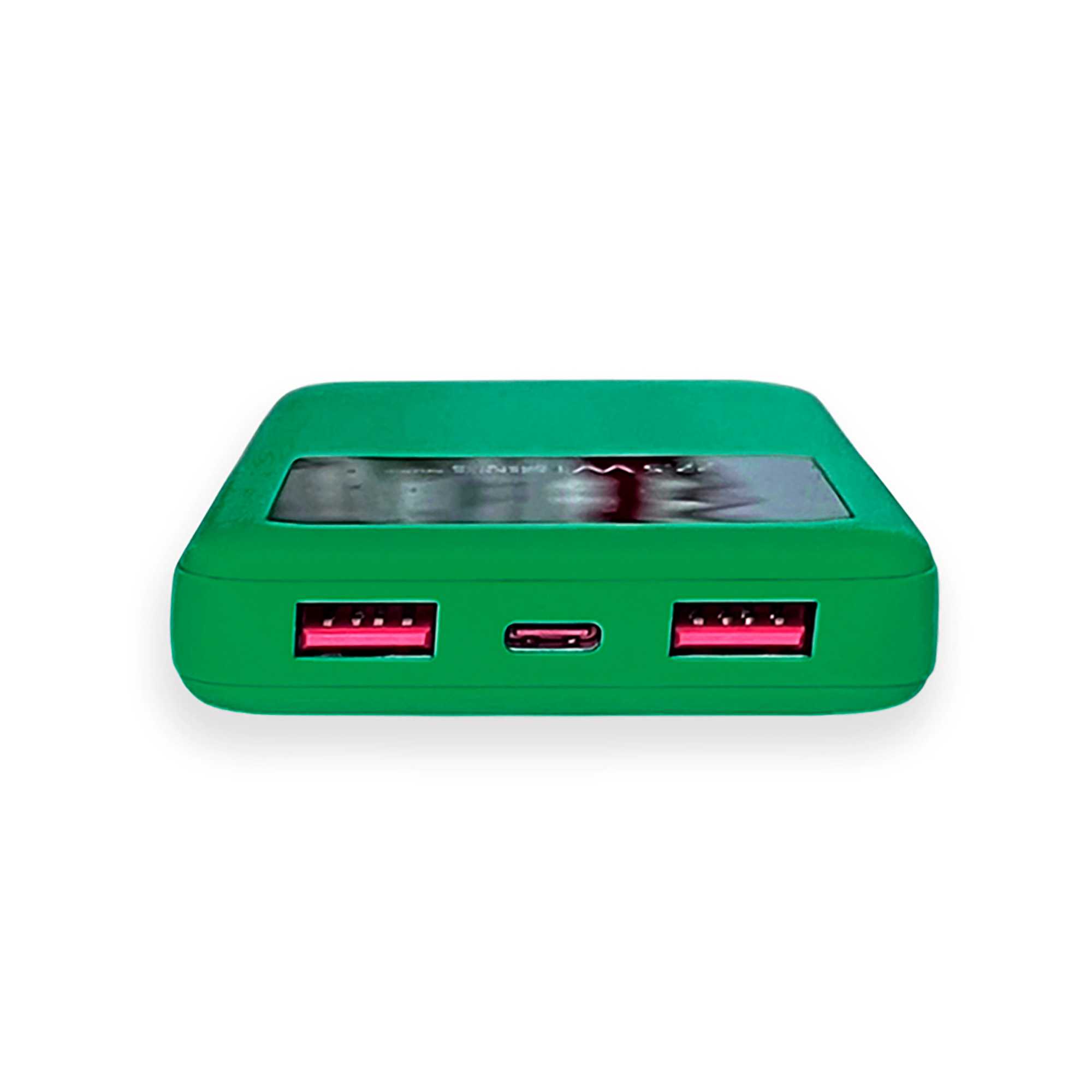 Внешний аккумулятор Kris soft touch, 10000mAh (Зелёный)-5