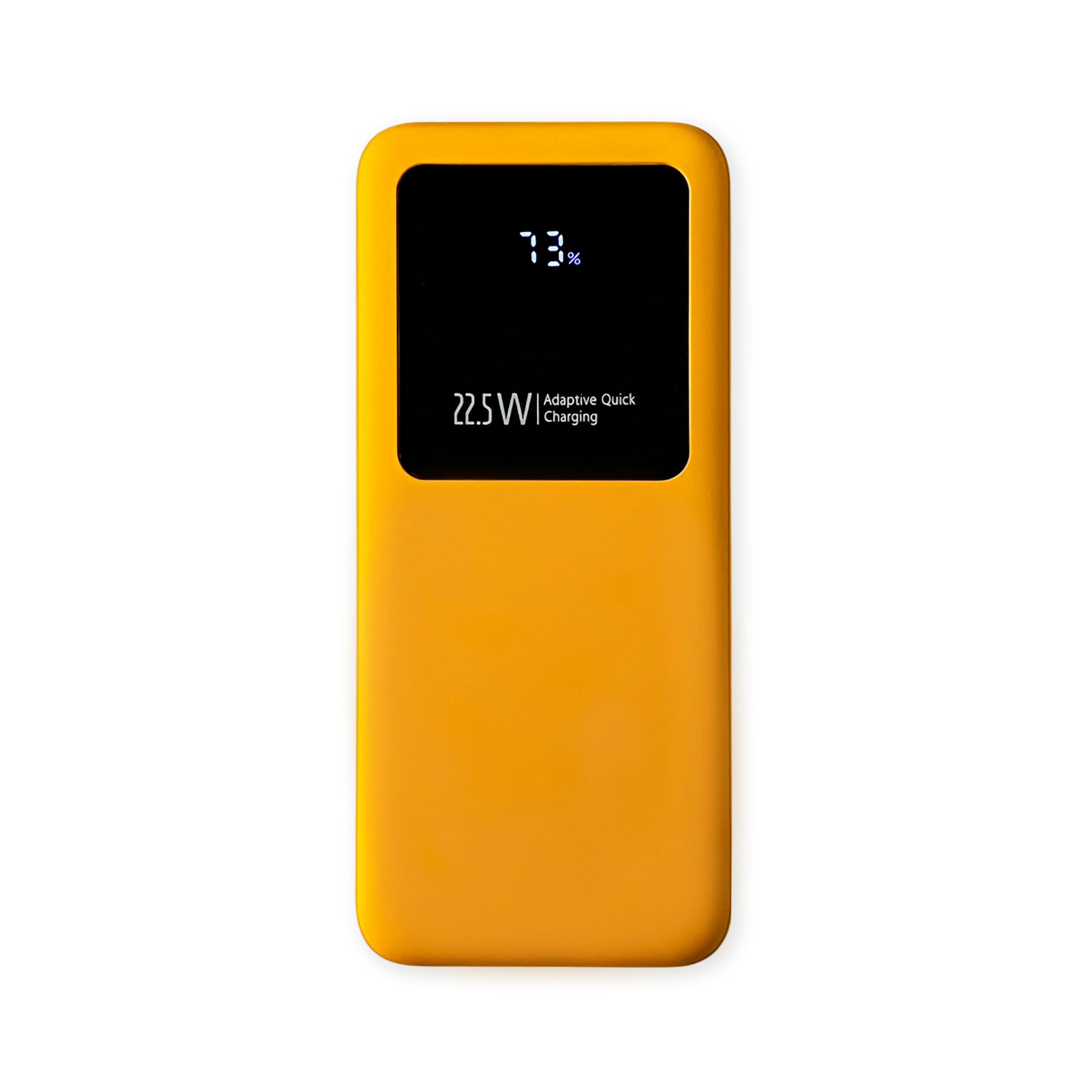Внешний аккумулятор Kris soft touch, 10000mAh (Жёлтый)-1