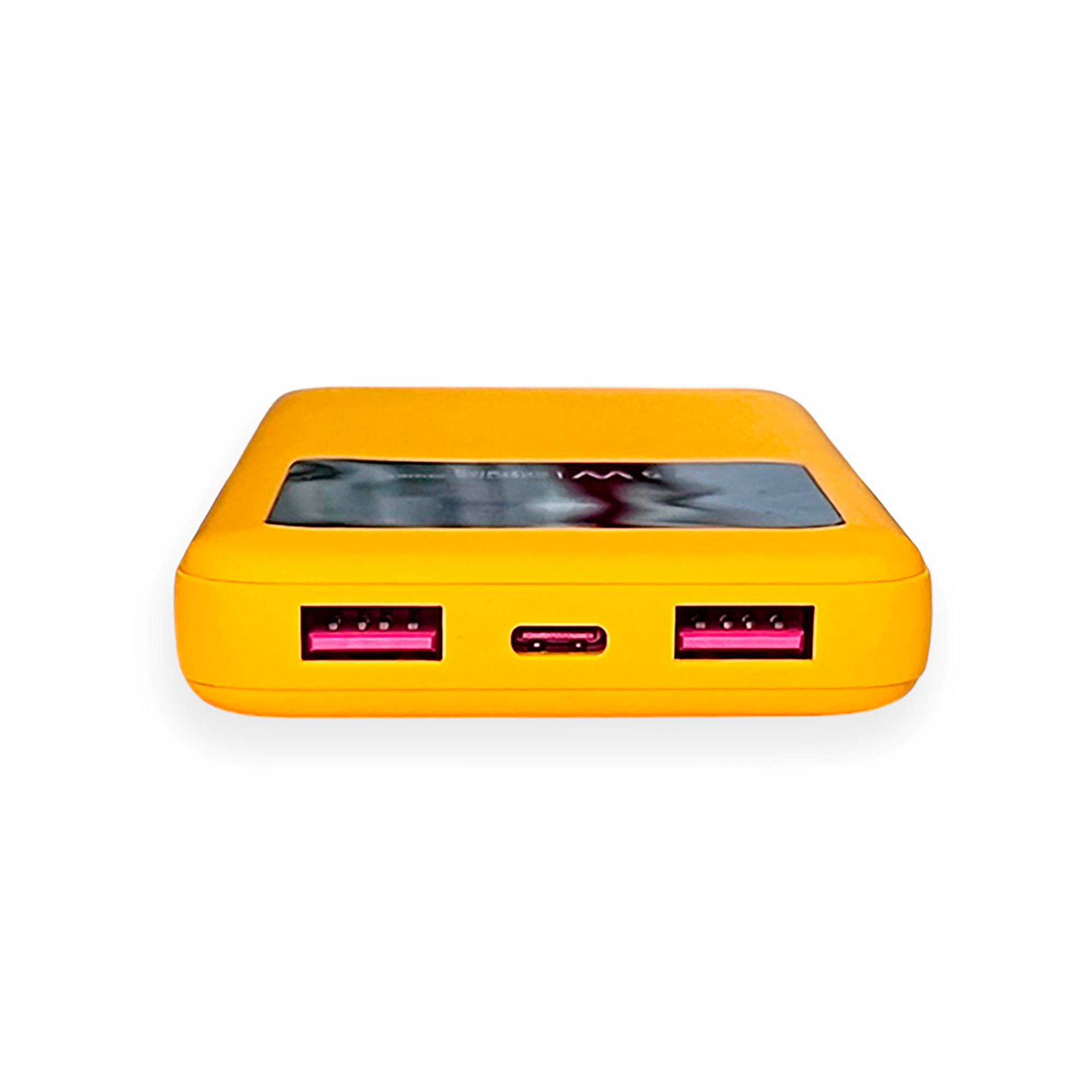 Внешний аккумулятор Kris soft touch, 10000mAh (Жёлтый)-5