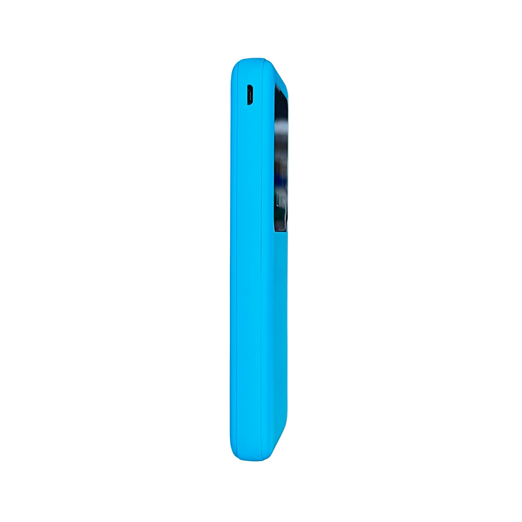 Внешний аккумулятор Kris soft touch, 10000mAh (Голубой)-4