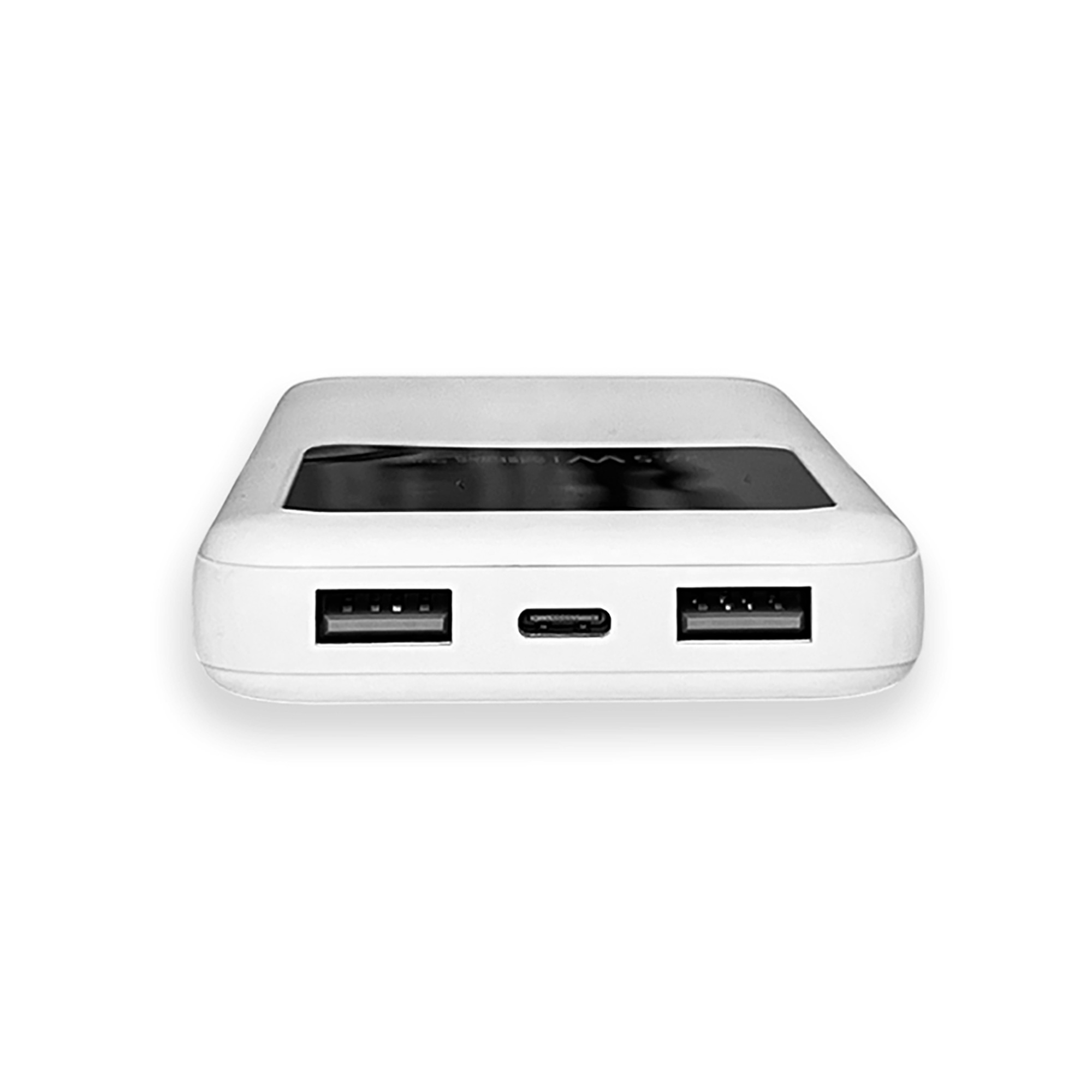 Внешний аккумулятор Kris soft touch, 10000mAh (Белый)-5