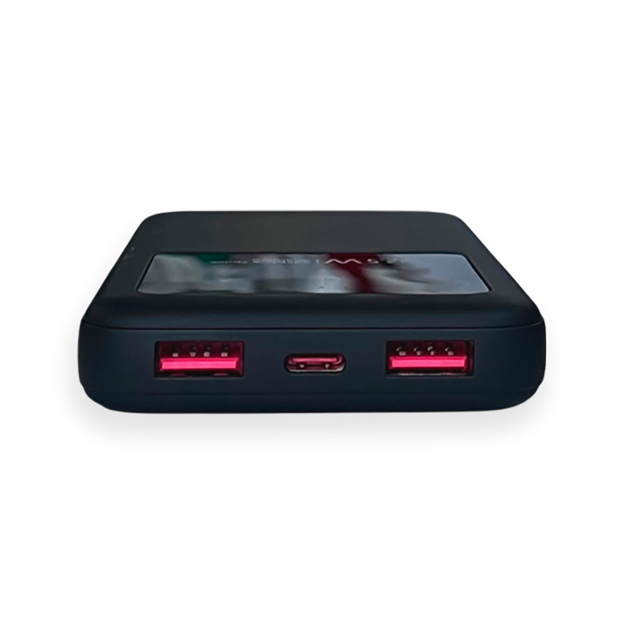Внешний аккумулятор Kris soft touch, 10000mAh (Чёрный)-5