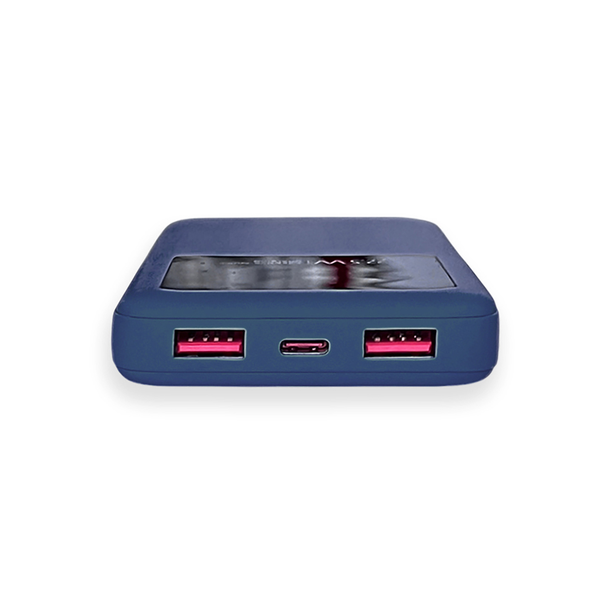 Внешний аккумулятор Kris soft touch, 10000mAh (Тёмно-синий)-7