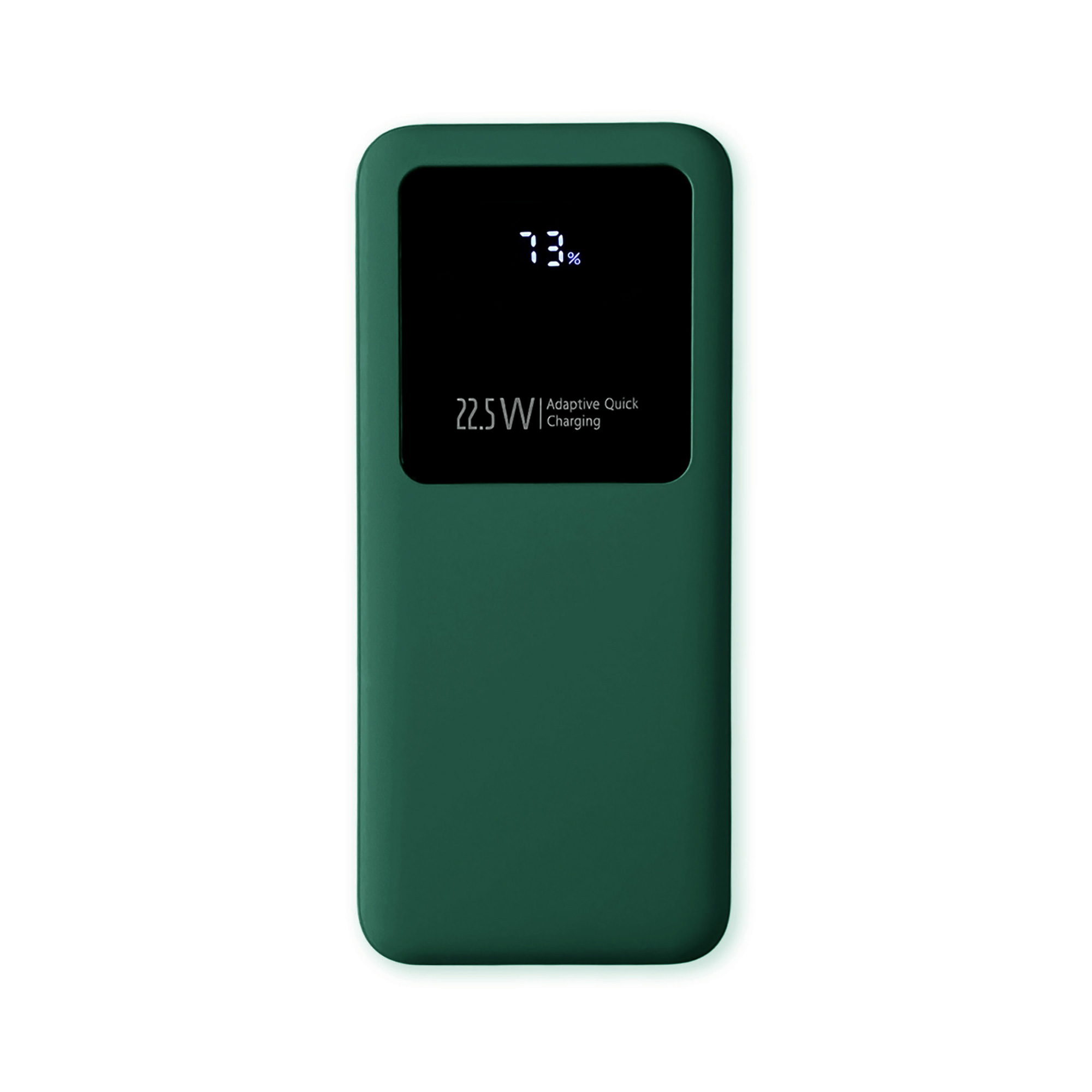 Внешний аккумулятор Kris soft touch, 10000mAh (Тёмно-зелёный)-1