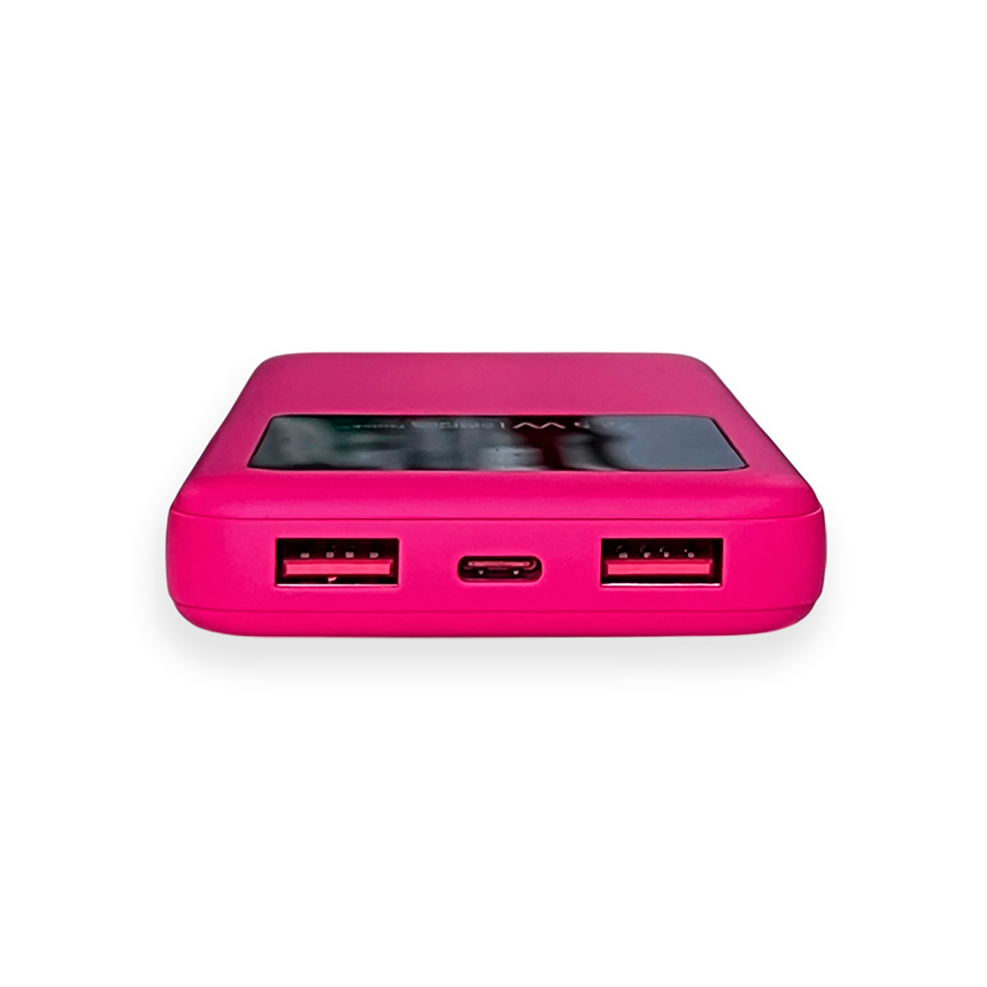 Внешний аккумулятор Kris soft touch, 10000mAh (Розовый)-5