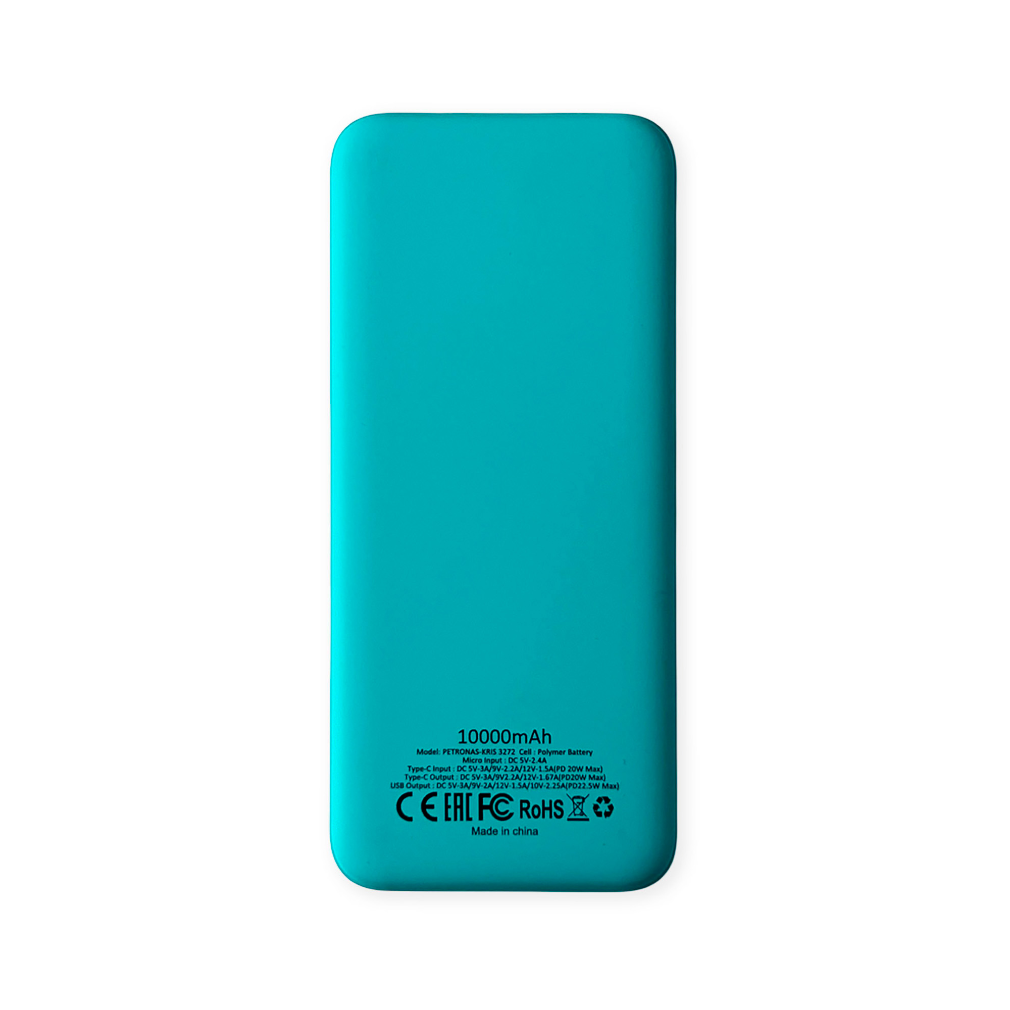 Внешний аккумулятор Kris soft touch, 10000mAh (Петронас)-2