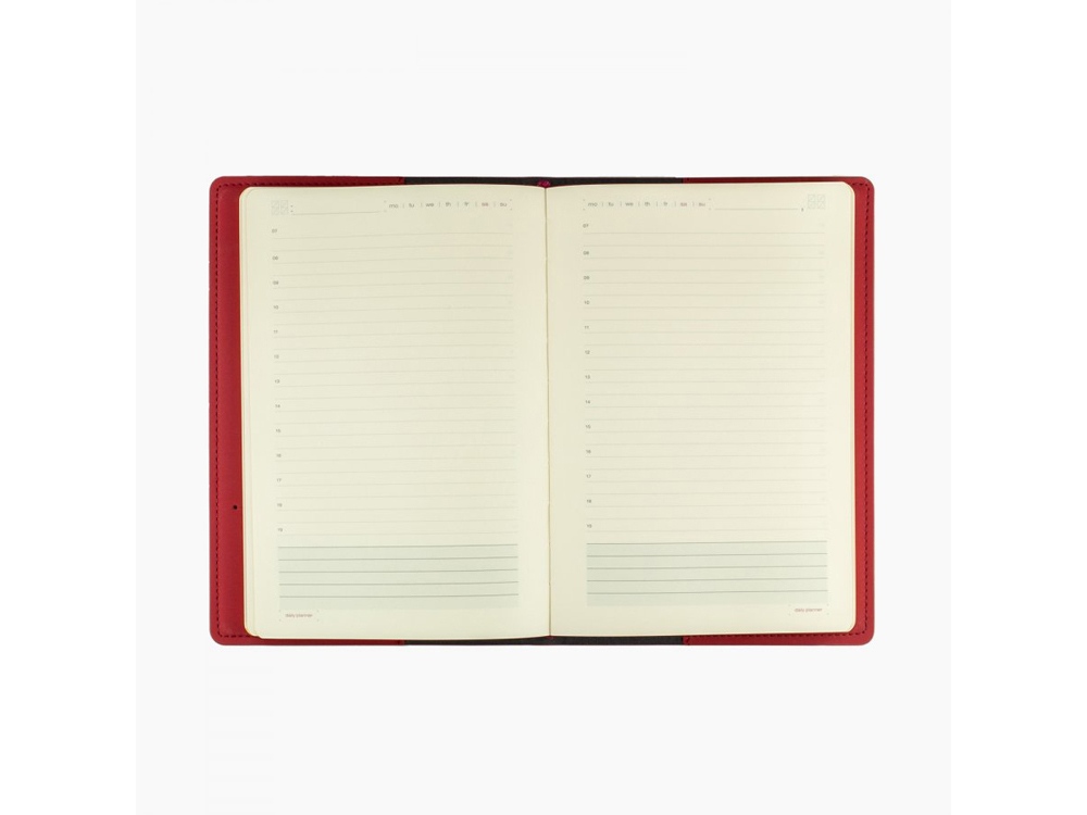 Ежедневник недатированный А5  "Oxford", бордовый-1
