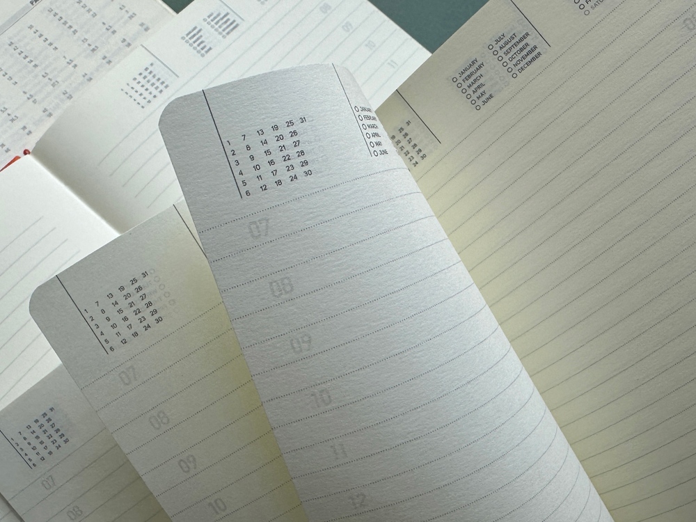 Ежедневник недатированный А5 "Loft", бордовый-6