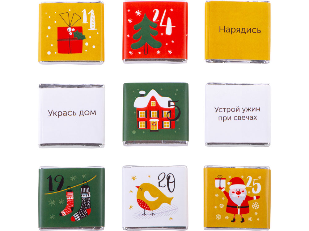 Шоколадный адвент-календарь «Festive»-4