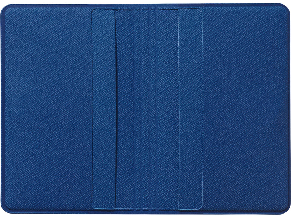 Футляр-книжка на 4-е карты с RFID "Favor", синий-2