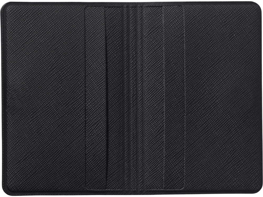 Футляр-книжка на 4-е карты с RFID "Favor", черный-2