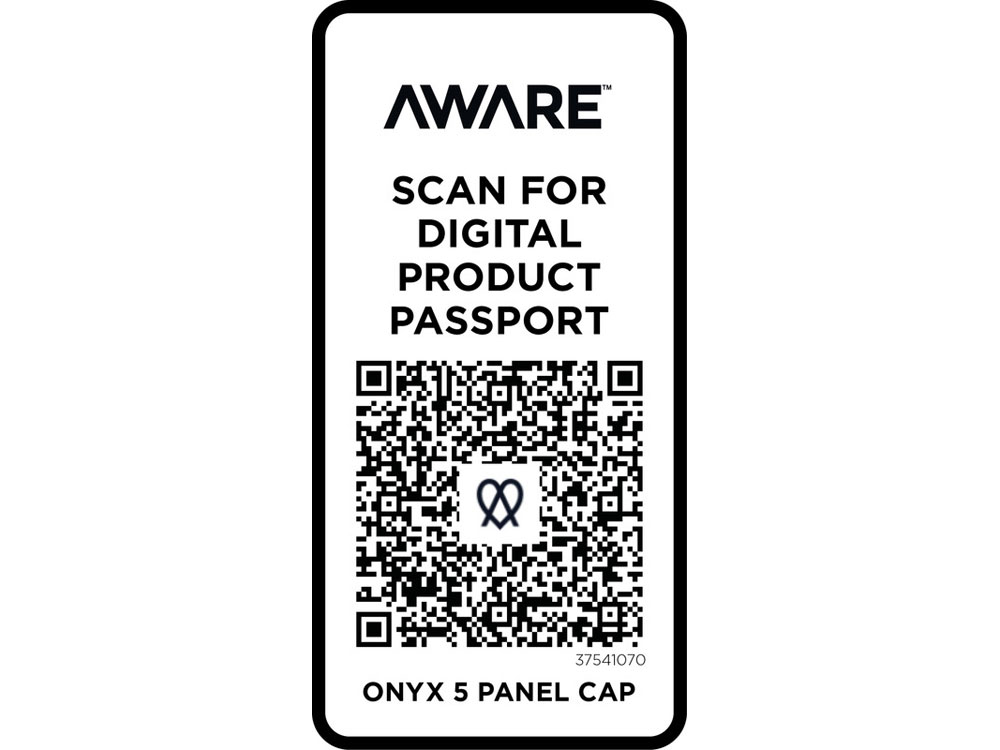 Onyx с 5 панелями Aware™ кепка из переработанных материалов - Oatmeal-3