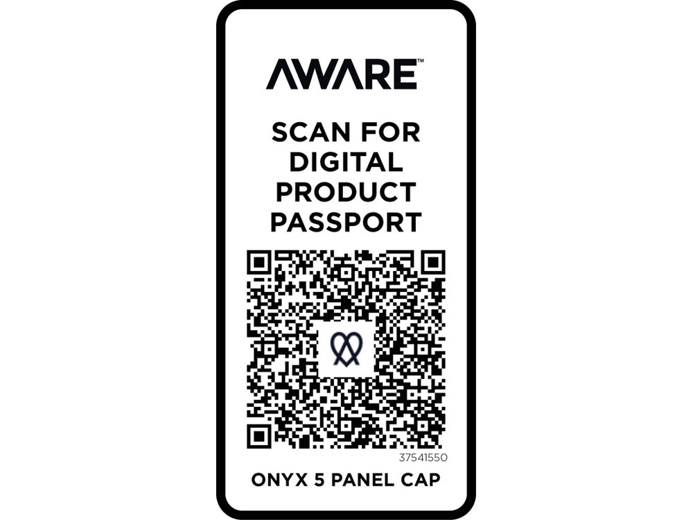 Onyx с 5 панелями Aware™ кепка из переработанных материалов - Темно - синий-3