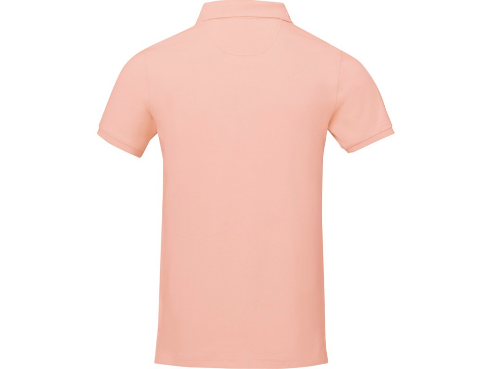 Calgary мужская рубашка-поло с коротким рукавом, pale blush pink-2